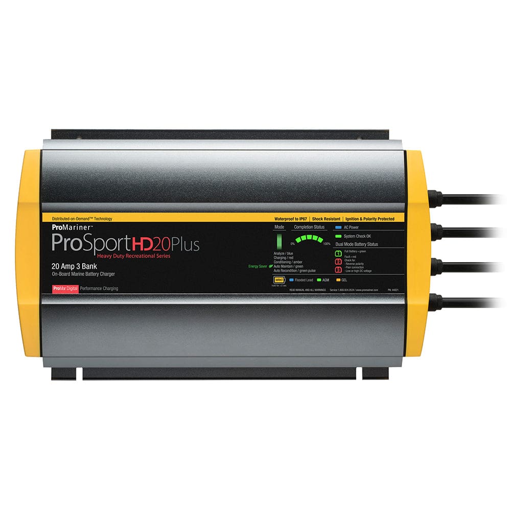 ProMariner ProSportHD 20 Plus Gen 4 - 20 Amp - 3 Bank Battery Charger - Electrical | Battery Chargers - ProMariner