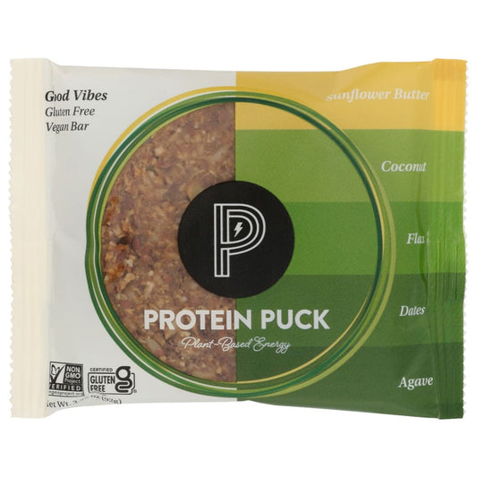 PROTEIN PUCK: Good Vibes Protein Bar 3.25 oz (Pack of 6) - Grocery > Nutritional Bars - PROTEIN PUCK