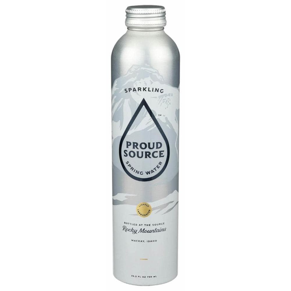 PROUD SOURCE Grocery > Beverages > Water PROUD SOURCE Rocky Mountains Sparkling Spring Water, 25.3 fo