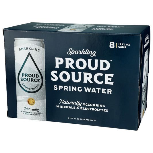 PROUD SOURCE: Water Sprklng Alkaline 8P 96 FO (Pack of 2) - Grocery > Beverages > Water > Sparkling Water - PROUD SOURCE