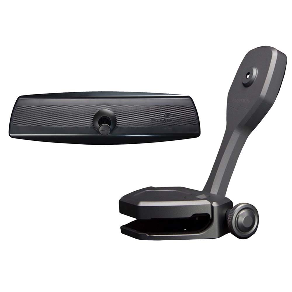 PTM Edge Mirror/ Bracket Kit w/ VR-140 PRO Mirror & ZXR-360 (Titanium Grey) - Boat Outfitting | Mirrors - PTM Edge