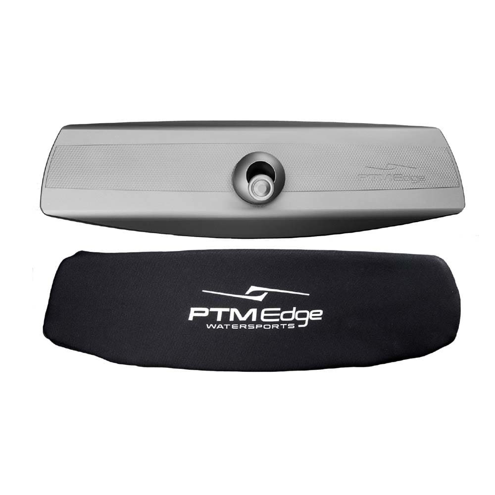 PTM Edge VR-140 Elite Mirror & Cover Combo - Titanium Grey - Boat Outfitting | Mirrors - PTM Edge