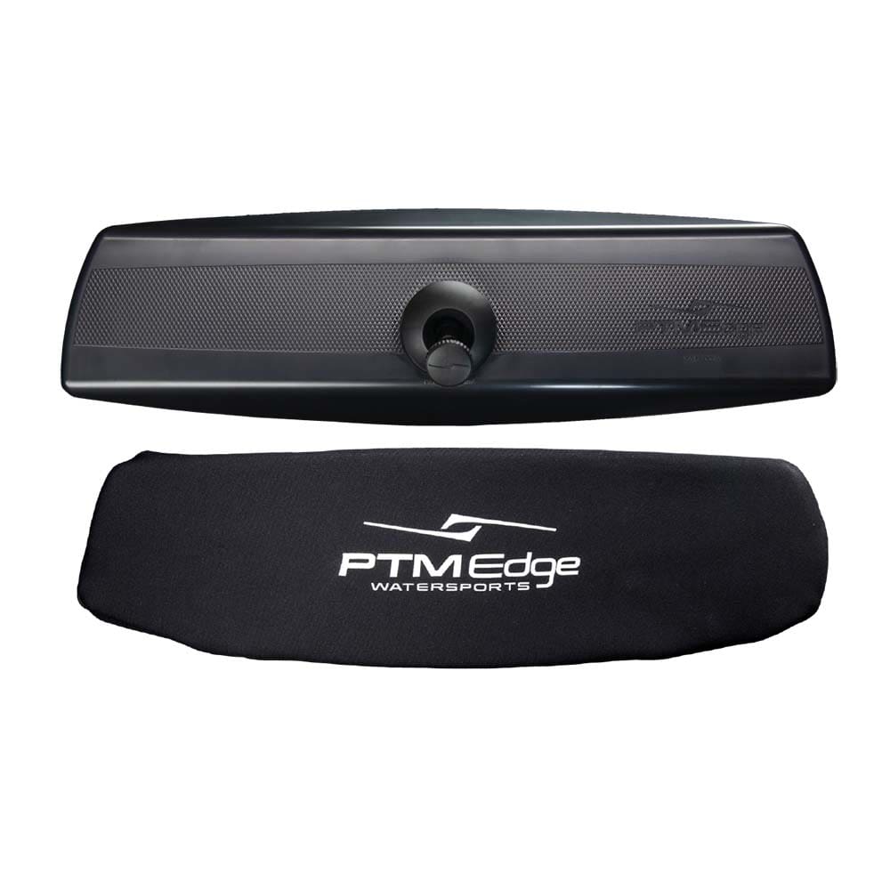 PTM Edge VR-140 Pro Mirror & Cover Combo - Black - Boat Outfitting | Mirrors - PTM Edge