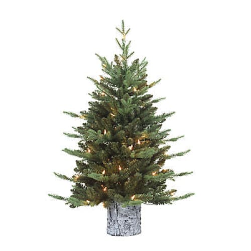 Puleo International 3’ Potted Pre-Lit Tree with 50 ct. Lights - Home/Seasonal/Holiday/Holiday Decor/Christmas Trees/ - ShelHealth