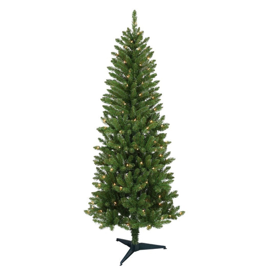 Puleo International 6’ Carson Pine Pre-Lit Tree with 150 ct. Lights - Home/Seasonal/Holiday Home/Holiday Home Decor/Christmas Trees/ -