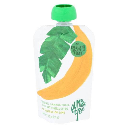 PUMPKIN TREE Baby > Baby Food PUMPKIN TREE: Organic Banana Puree And Squeeze Of Lime, 3.5 oz
