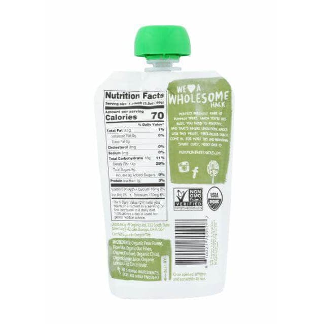 PUMPKIN TREE Baby > Baby Food PUMPKIN TREE: Pear Hint Of Lemon, 3.5 oz