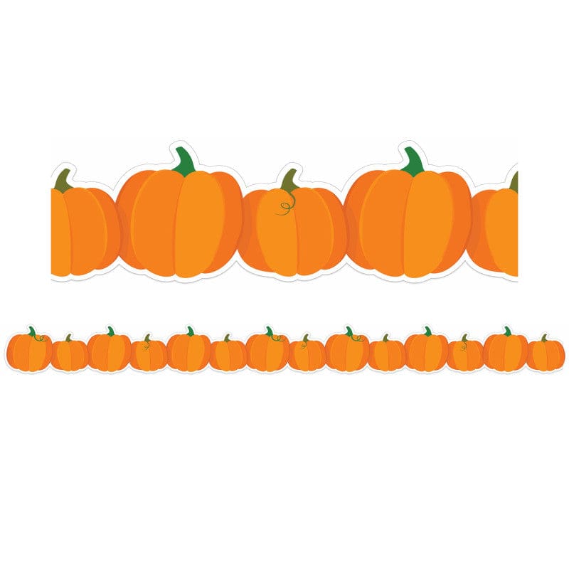 Pumpkins Extra Wide Deco Trim (Pack of 10) - Border/Trimmer - Eureka