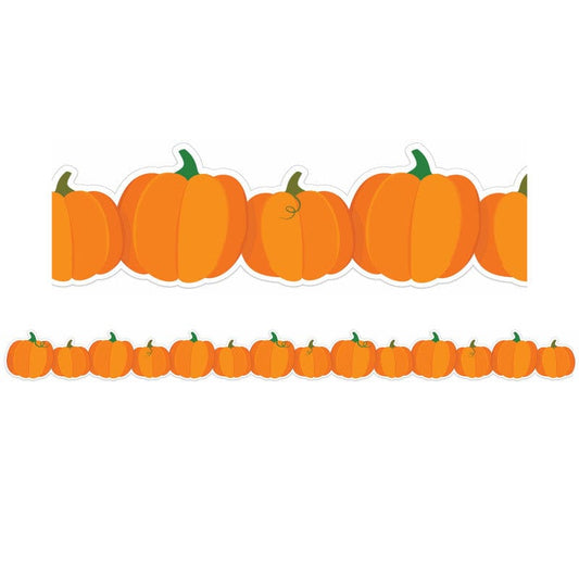 Pumpkins Extra Wide Deco Trim (Pack of 10) - Border/Trimmer - Eureka