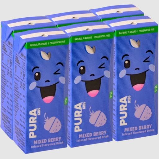 PURA KIDS: Mixed Berry Water 40.56 fo (Pack of 4) - Beverages > Water - PURA KIDS