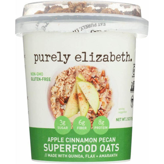 PURELY ELIZABETH Purely Elizabeth Apple Cinnamon Pecan Superfood Oats, 2 Oz