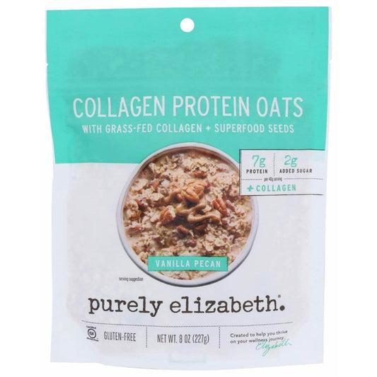 PURELY ELIZABETH Purely Elizabeth Collagen Oat Vnilla Pecan, 8 Oz