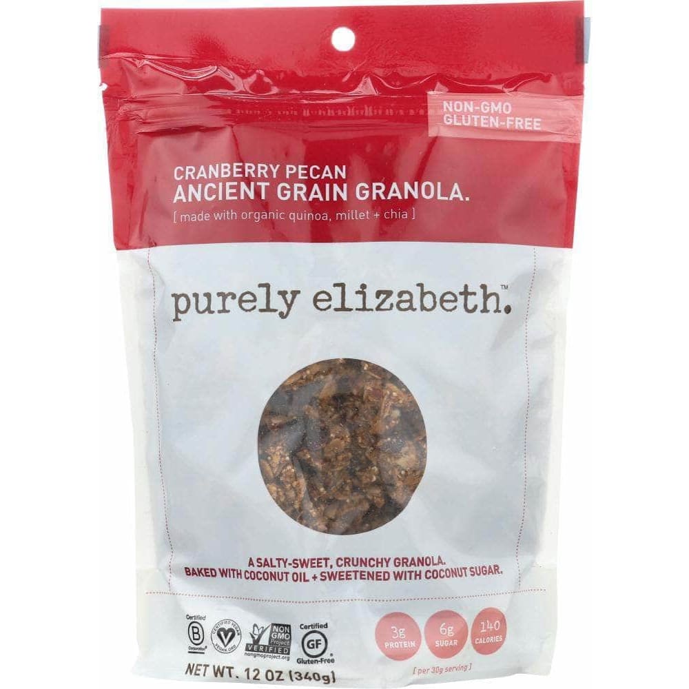 Purely Elizabeth Purely Elizabeth Cranberry Pecan Ancient Grain Granola, 12 oz