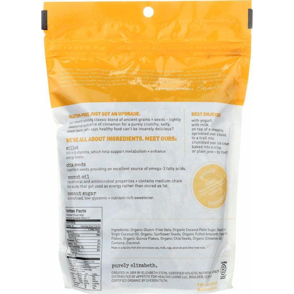 Purely Elizabeth Purely Elizabeth Original Ancient Grain Granola, 12 oz