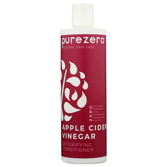 PUREZERO: Apple Cider Vinegar Detoxifying Conditioner 12 oz (Pack of 5) - Beauty & Body Care > Hair Care > Conditioner - Purezero
