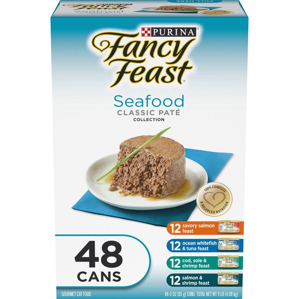 Purina Fancy Feast Classic Seafood Variety Pack 48 ct. - Purina