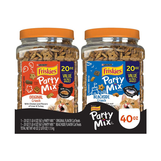 Purina Friskies Cat Treats Party Mix 2 pk./20 oz. - Friskies