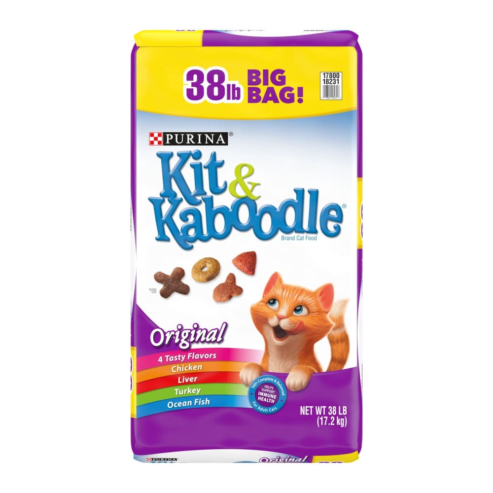 Purina Kit & Kaboodle Original Cat Food 38 lbs. - Purina