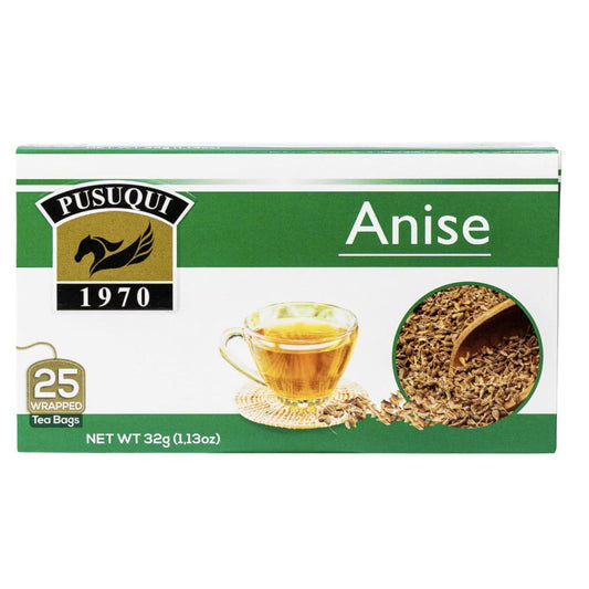 PUSUQUI: Anise Tea 25 bg (Pack of 6) - Grocery > Beverages > Coffee Tea & Hot Cocoa - PUSUQUI