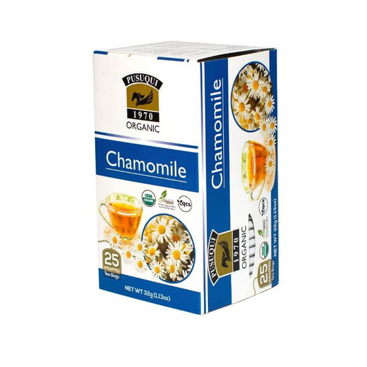 PUSUQUI: Chamomile Tea 25 bg (Pack of 6) - Grocery > Beverages > Coffee Tea & Hot Cocoa - PUSUQUI