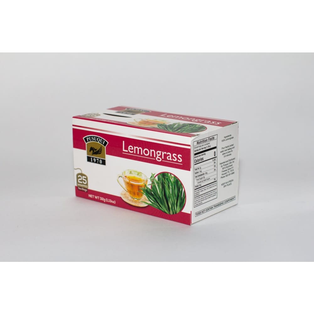 PUSUQUI: Lemongrass Tea 25 bg (Pack of 6) - Grocery > Beverages > Coffee Tea & Hot Cocoa - PUSUQUI