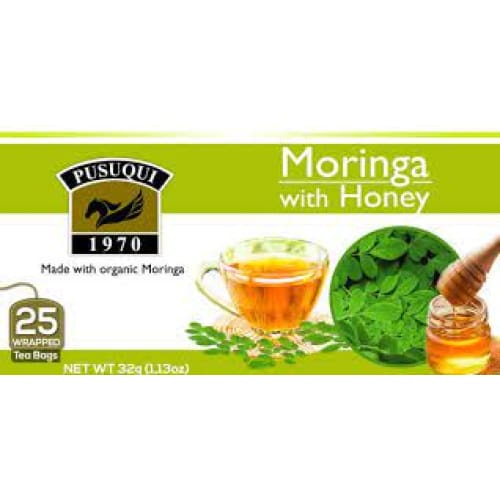 PUSUQUI: Tea Moringa With Honey 25 BG (Pack of 5) - Beverages > Coffee Tea & Hot Cocoa - PUSUQUI