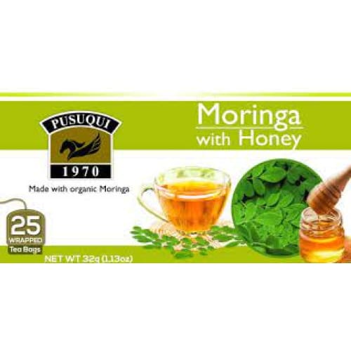 PUSUQUI: Tea Moringa With Honey 25 BG (Pack of 5) - Beverages > Coffee Tea & Hot Cocoa - PUSUQUI