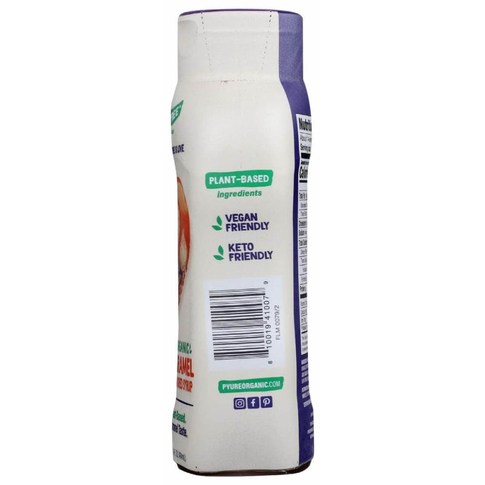 PYURE Grocery > Breakfast > Breakfast Syrups PYURE: Organic Caramel Syrup Sugar Free, 14 fo