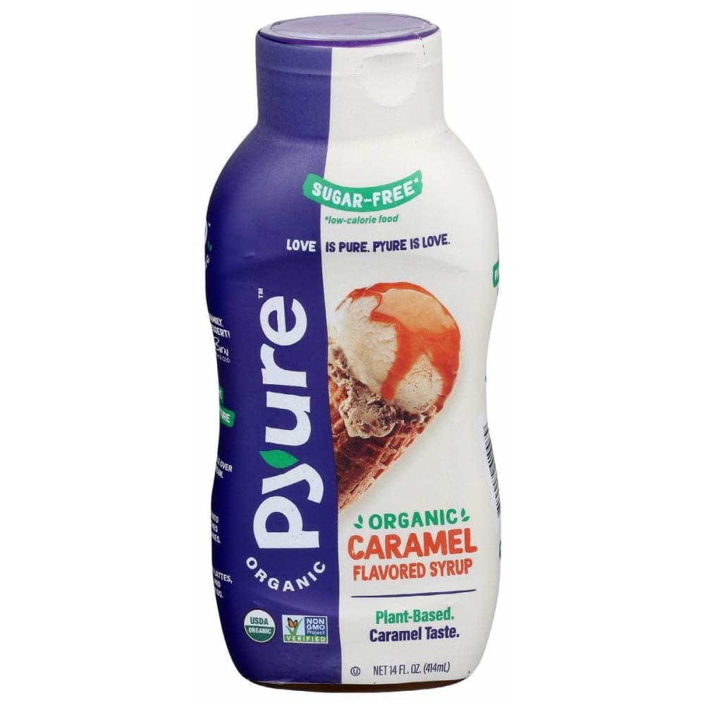 PYURE Grocery > Breakfast > Breakfast Syrups PYURE: Organic Caramel Syrup Sugar Free, 14 fo