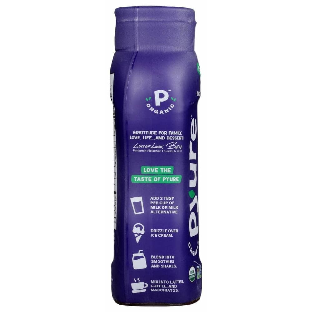 PYURE Grocery > Breakfast > Breakfast Syrups PYURE: Organic Chocolate Syrup Sugar Free, 14 fo