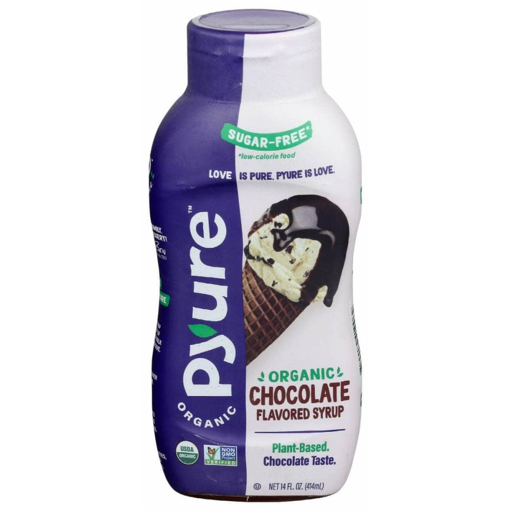 PYURE Grocery > Breakfast > Breakfast Syrups PYURE: Organic Chocolate Syrup Sugar Free, 14 fo