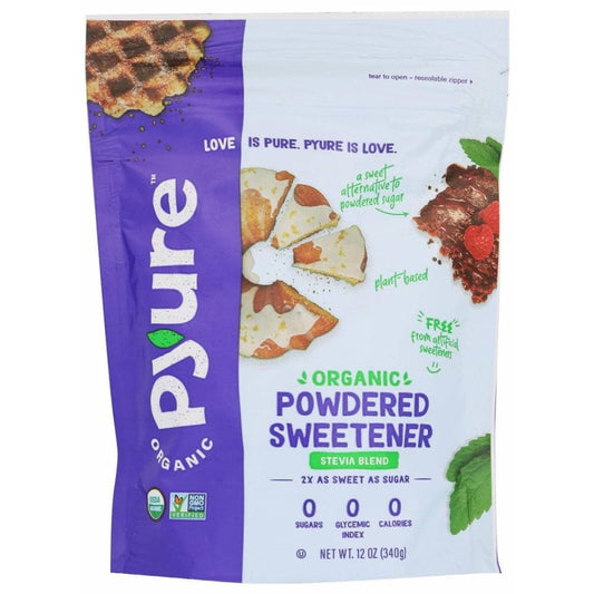 PYURE Grocery > Cooking & Baking > Sugars & Sweeteners PYURE Sweetener Powdered Org, 12 oz