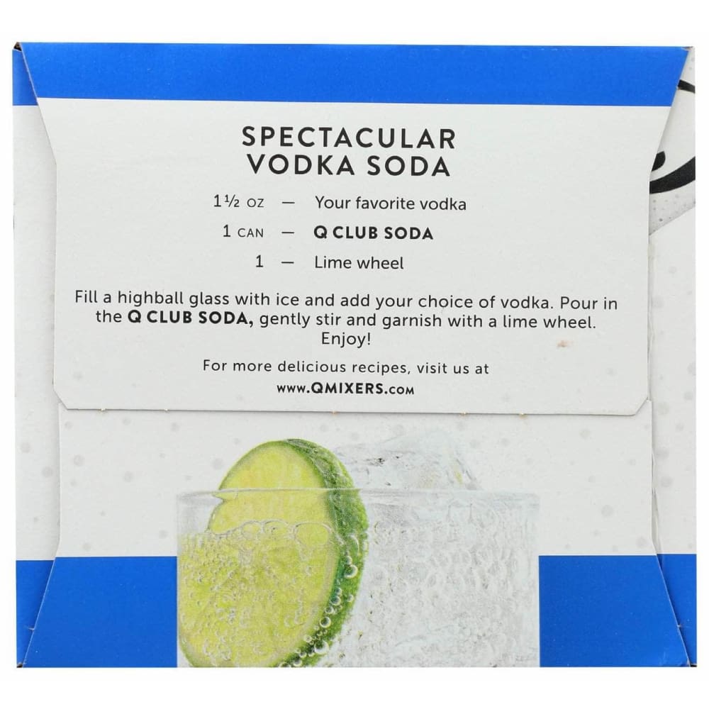 Q TONIC Q Tonic Club Soda 4Pk, 30 Fo