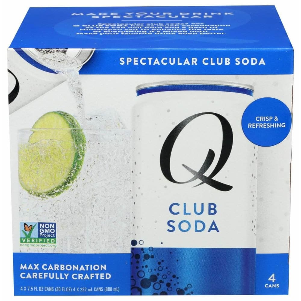 Q TONIC Q Tonic Club Soda 4Pk, 30 Fo