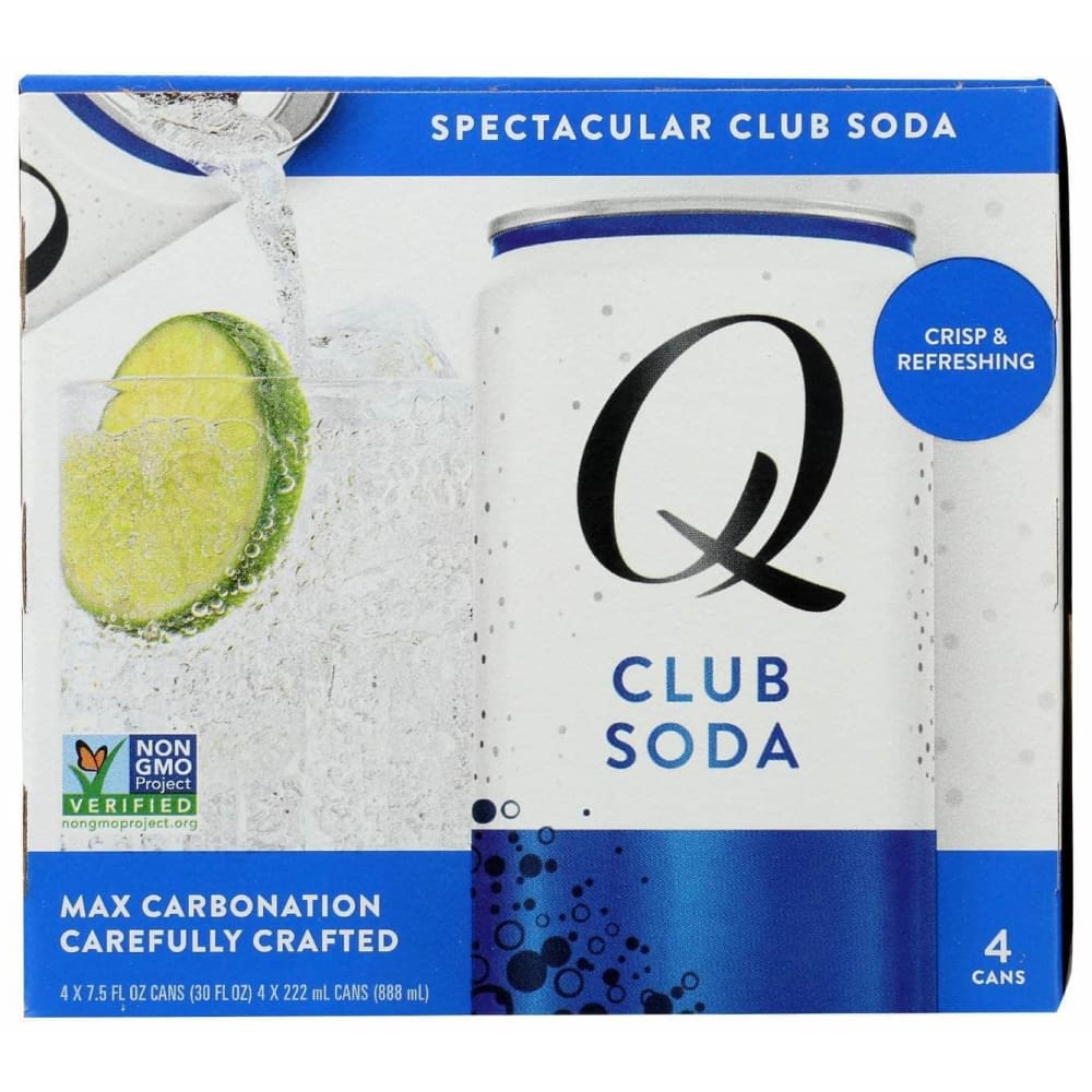 Q TONIC Q Tonic Club Soda 4Pk, 30 Fo
