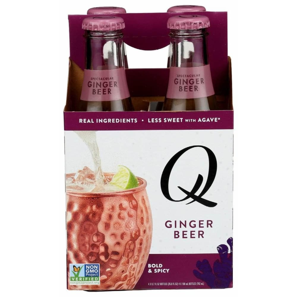 Q TONIC Q Tonic Ginger Beer 4 Pack, 26.8 Fo