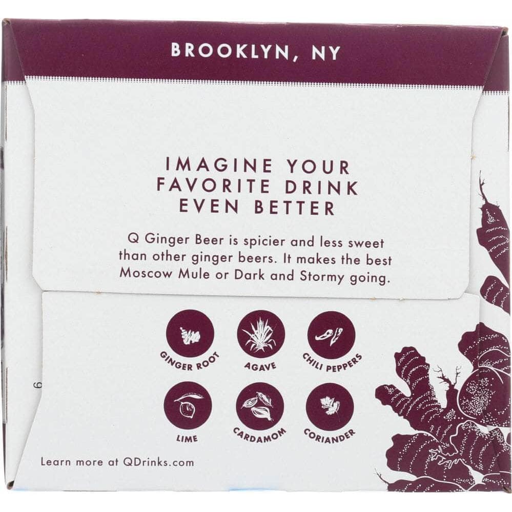 Q Q Tonic Ginger Beer 4 Pack, 30 fl. oz.