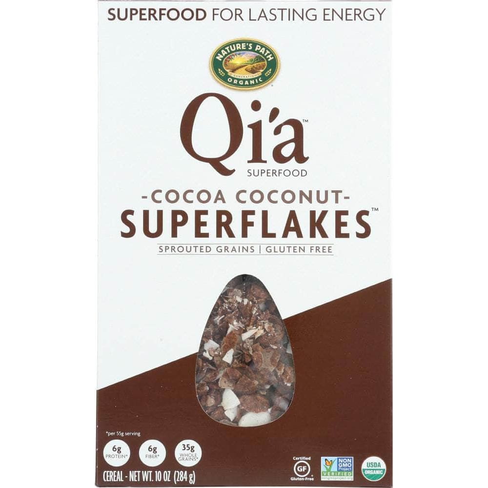 Natures Path Qia Cereal Coconut Superflakes Organic, 10 oz