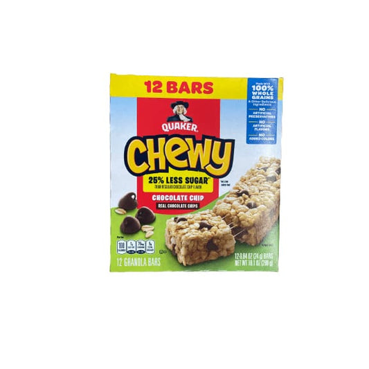 Quaker Quaker Chewy Granola Bars, Chocolate Chip, 12 Pack, 10.1 Oz