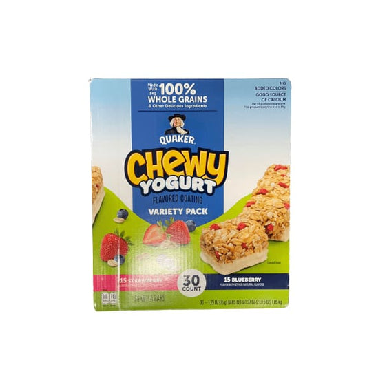 Chewy Chewy Yogurt Variety Pack, 15 Strawberry & 15 Blueberry Granola Bars, 37 oz.