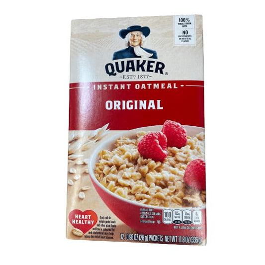 Quaker Quaker Instant Oatmeal, Original, 0.98 oz, 12 Packets