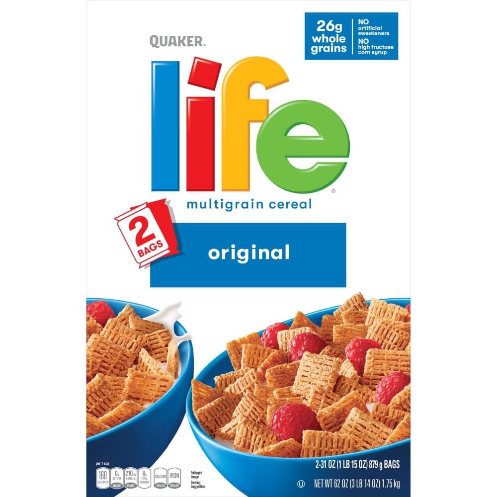 Quaker Life Cereal 2 pk./31 oz. - Quaker