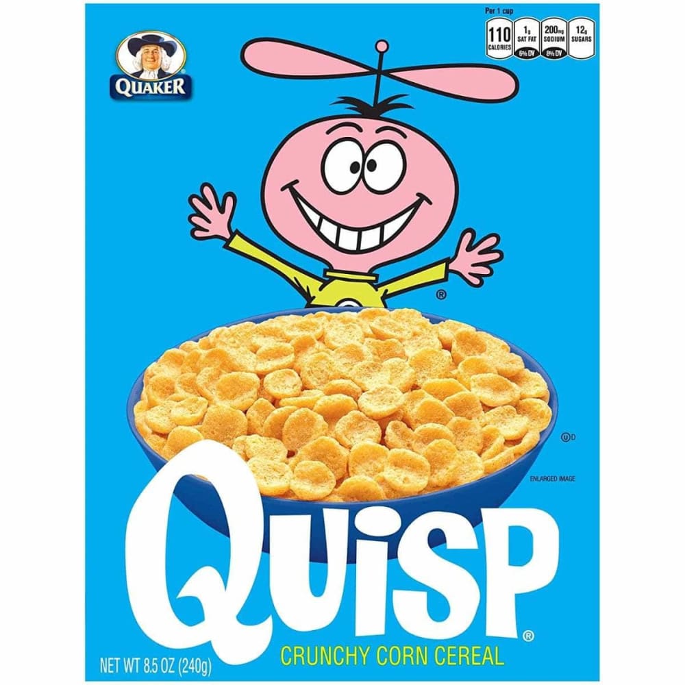 QUAKER QUAKER Quisp Crunchy Corn Cereal, 8.5 oz