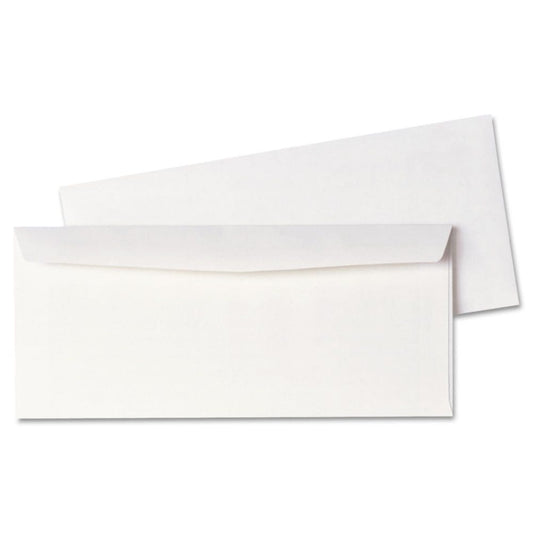Quality Park - Business Envelope Contemporary #10 White - 500/Box - Writing Pads Notebooks & Envelopes - Quality