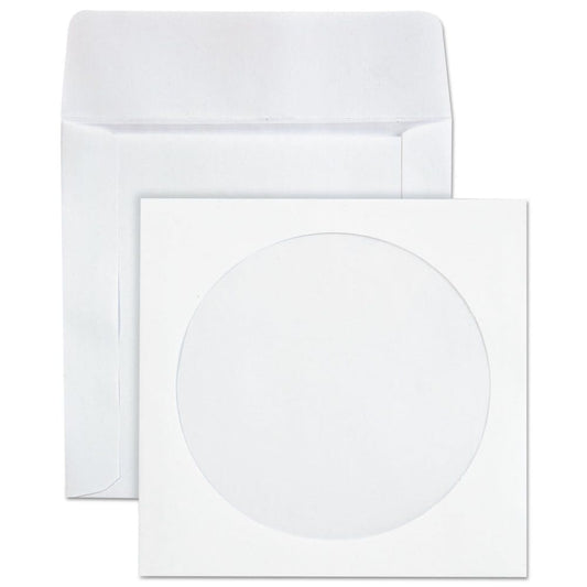 Quality Park Paper CD/DVD Sleeve 100 Pack - Blank Media - Quality