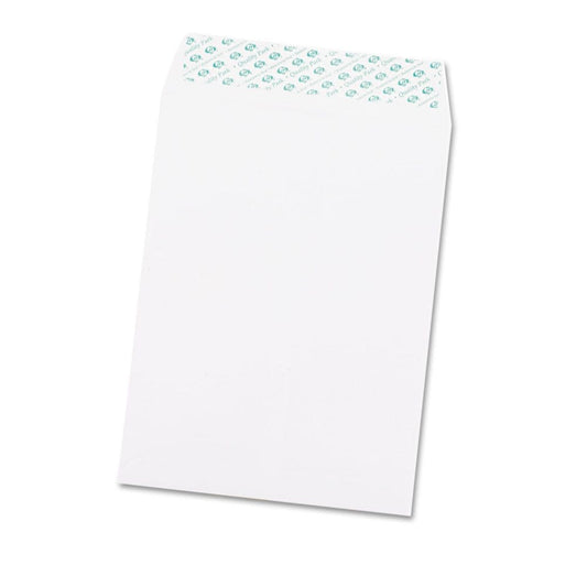 Quality Park - Redi Strip Catalog Envelope 9 x 12 White - 100/Box - Writing Pads Notebooks & Envelopes - Quality