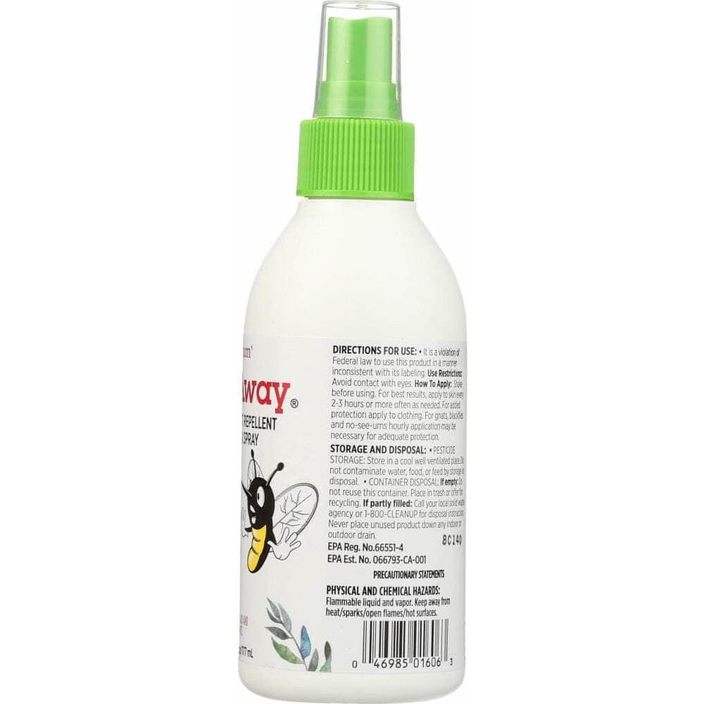 Quantum Health Quantum Buzz Away Deet Free Insect Repellent Citronella Spray, 6 oz