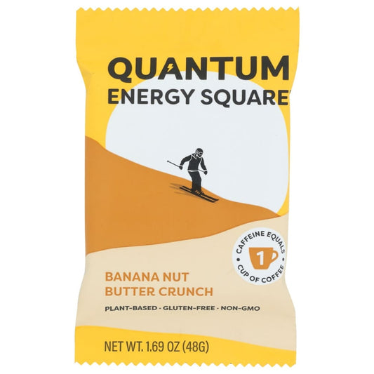 QUANTUM ENERGY SQUARES: Banana Nut Butter Crunch Bar 1.69 oz (Pack of 6) - Grocery > Nutritional Bars - QUANTUM ENERGY SQUARES