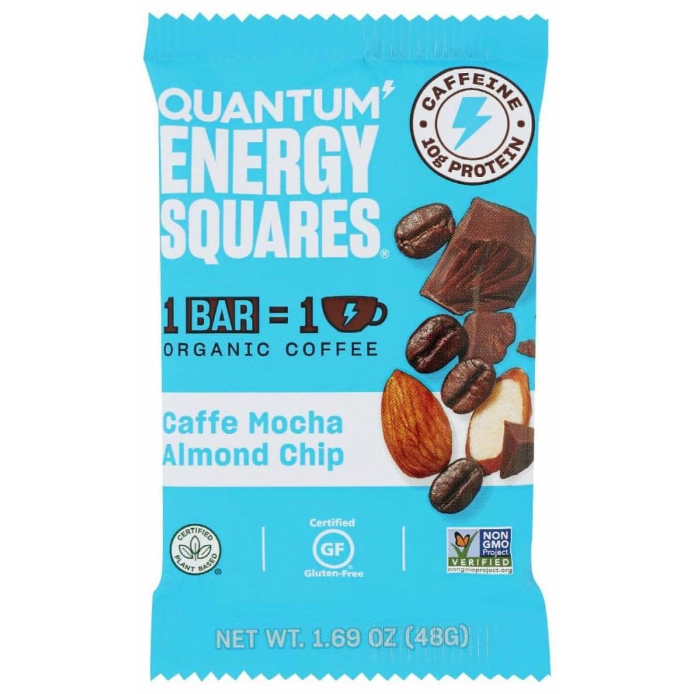 QUANTUM ENERGY SQUARES Quantum Energy Squares Bar Caffe Mocha Almond, 1.69 Oz