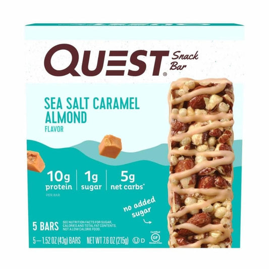 QUEST Quest Bar Sslt Crml Almnd, 7.6 Oz
